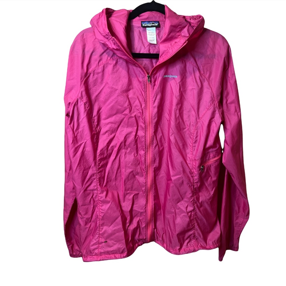 Patagonia Pink Rain Jacket Size L